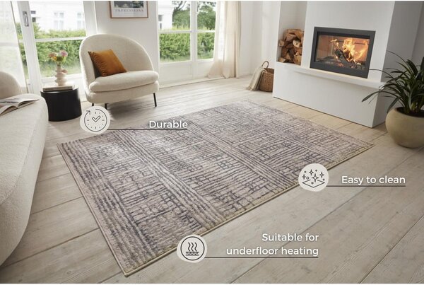 Sivý koberec 80x120 cm Terrain – Hanse Home