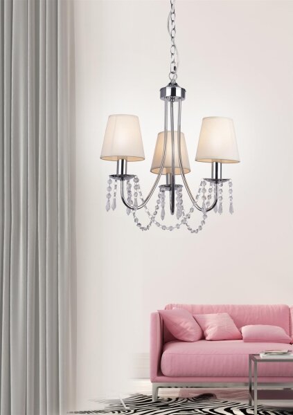 Luster na reťazi RUTI 3xE14/40W/230V