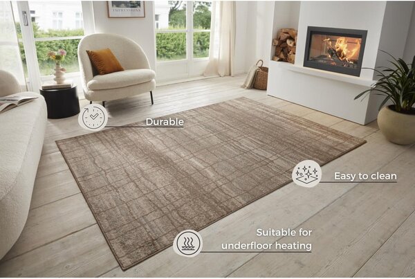 Hnedý/béžový koberec 80x120 cm Terrain – Hanse Home