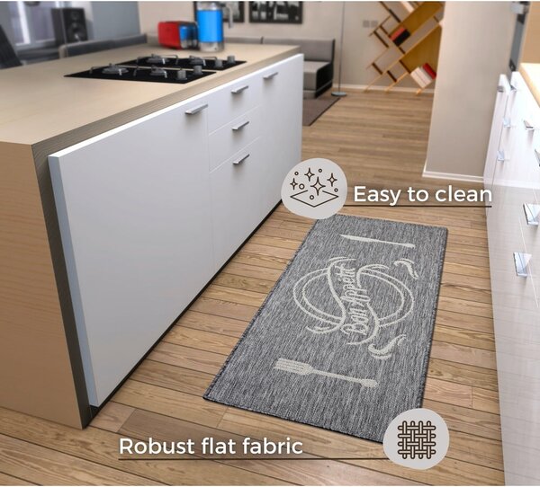 Sivobéžový behúň 62x150 cm Cucina – Hanse Home