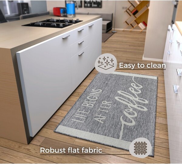 Sivý koberec 92x150 cm Cucina – Hanse Home