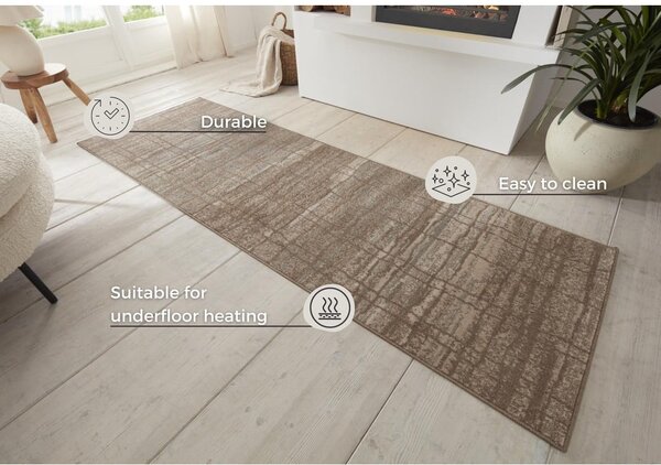 Hnedý/béžový behúň 80x200 cm Terrain – Hanse Home