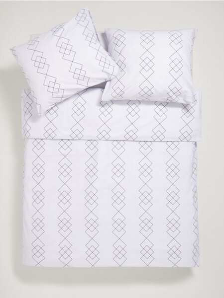Sinsay - Bavlnená posteľná súprava - biela
