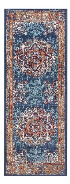 Tmavomodrý koberec behúň 80x240 cm Orient Maderno – Hanse Home