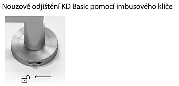 Dverné kovanie HOLAR Rhodos KD basic (brúsená nerez), kľučka s uzamykaním pravá, KR kľučka smeruje vpravo, Uzamykanie na kľučke - pravá, HOLAR brúsená nerez