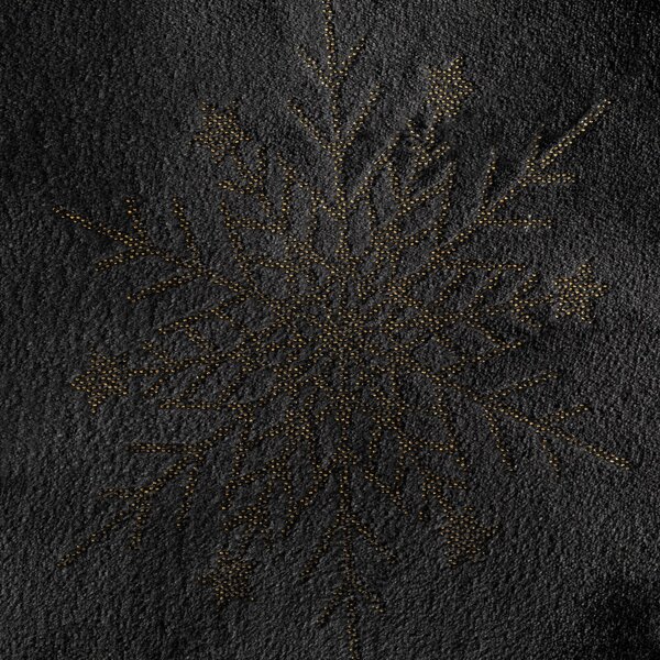 VIANOČNÁ FLANELOVÁ DEKA SNOW GOLD 150X200 CM VZOROVANÁ