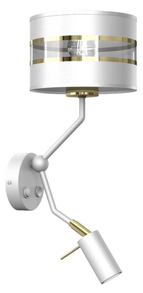 Nástenná lampička ULTIMO 1xE27/40W/230V + 1xGU10/MR11/7W biela