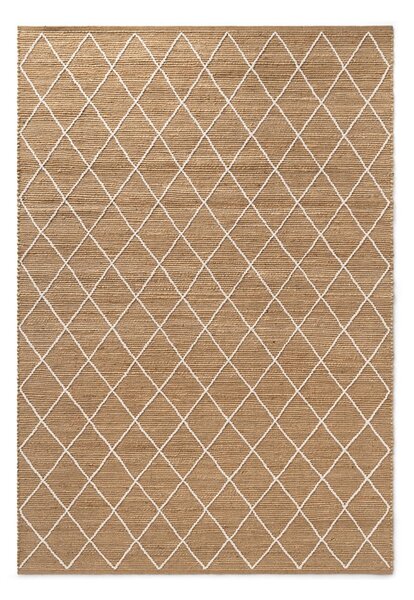 Ručne tkaný jutový koberec v prírodnej farbe 80x150 cm Kunu – Hanse Home