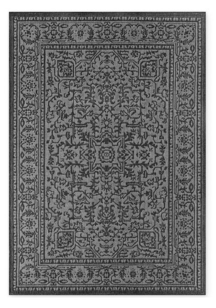 Čierno-biely vnútorný a vonkajší koberec 200x290 cm Duet Kona – NORTHRUGS
