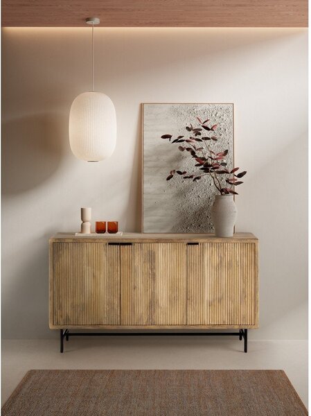 Komoda z mangového dreva v prírodnej farbe 150x85x40 cm Mundra – MOME