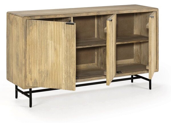 Komoda z mangového dreva v prírodnej farbe 150x85x40 cm Mundra – MOME