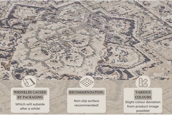 Sivobéžový behúň 80x200 cm Terrain Designer Sand – Hanse Home