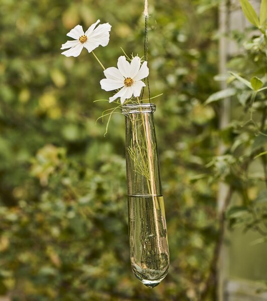 Závesná sklenená vázička Hand Blown