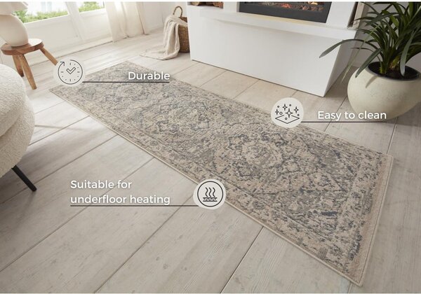 Sivobéžový behúň 80x200 cm Terrain Designer Sand – Hanse Home