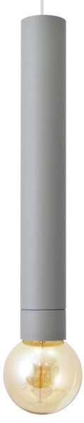 LED Luster na lanku TUBA 1xGU10/20W/230V šedá
