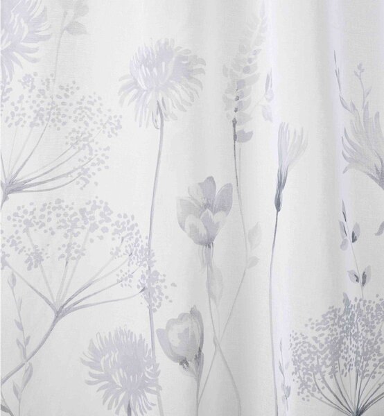 Biela záclona 229x140 cm Meadowsweet Floral - Catherine Lansfield