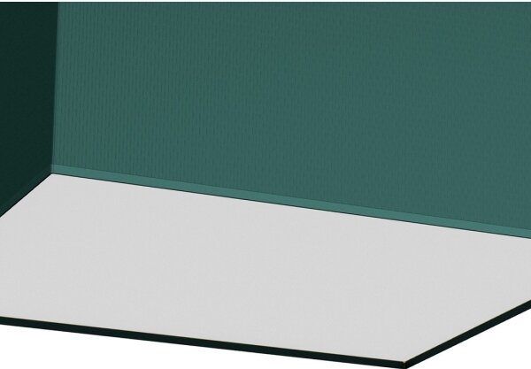 Stropné svietidlo VERDE 3xE27/60W/230V 50x50 cm zelená