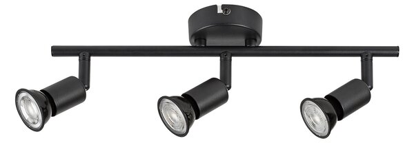 Rabalux NORTON stropné bodové svietidlo 3xGU10/25W/230V, čierna farba