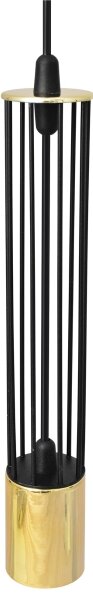LED Luster na lanku BARS 1xGU10/4,8W/230V čierna/zlatá