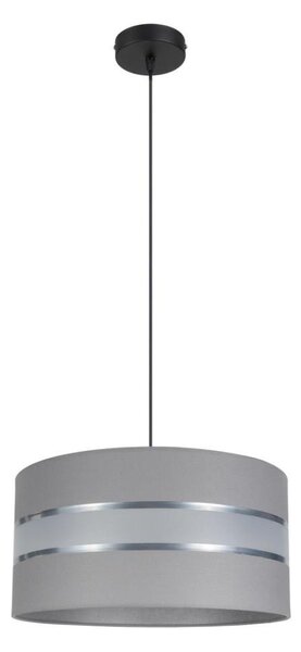 Luster na lanku CORAL 1xE27/60W/230V pr. 40 cm šedá