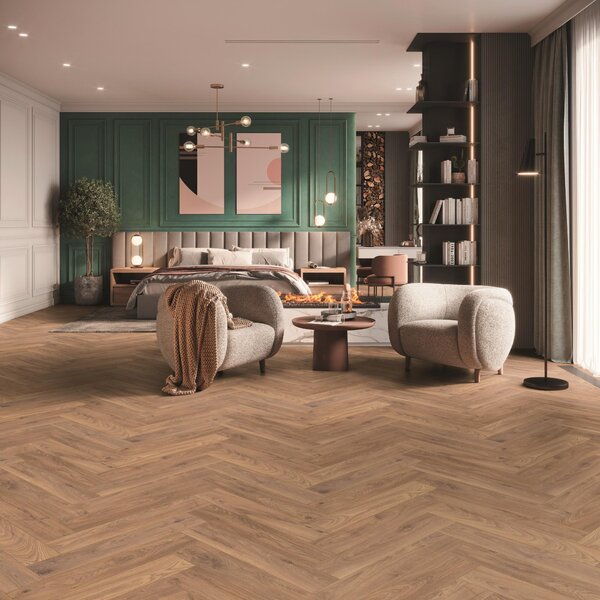 Krono Original Herringbone Dub Firebrand K450 0,87 m²