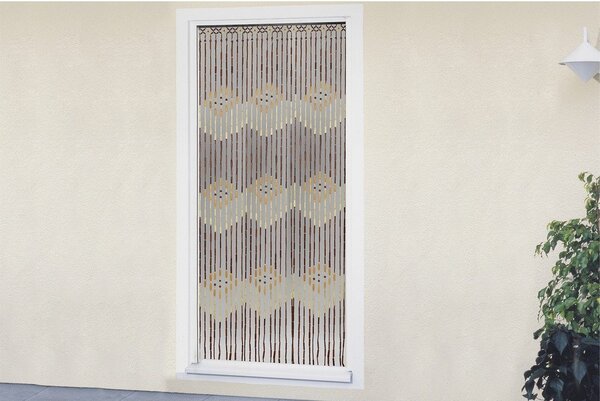 Dreveno-bambusový záves do dverí 200x90 cm - Maximex