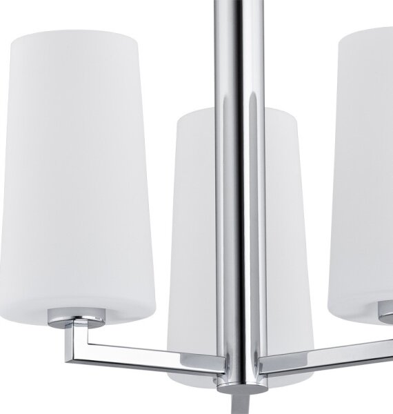 Argon 1224 - Luster na tyči CAMELOT 3xE27/15W/230V lesklý chróm
