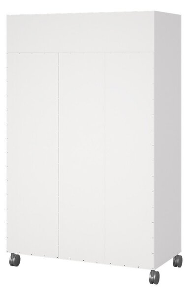 Bielo-béžová šatníková skriňa 100x160 cm Kit – Tvilum