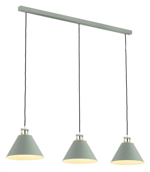 Argon 6177 - Luster na lanku ORTE 3xE27/15W/230V zelená