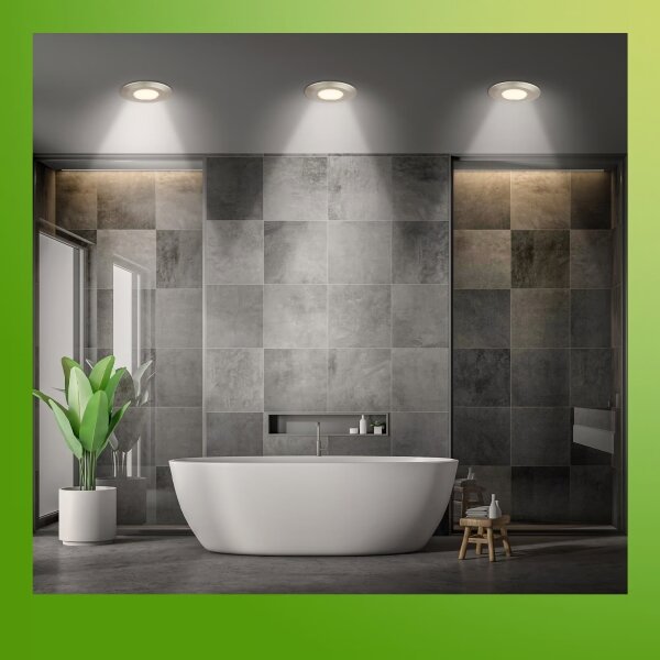 Briloner 7588032-SADA 3xLED kúpeľňové podhľadové svietidlo KLIRA LED/4,9W/230V IP44 chróm