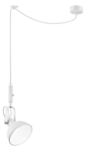 Luster na lanku IRMA 1xE14/28W/230V biela