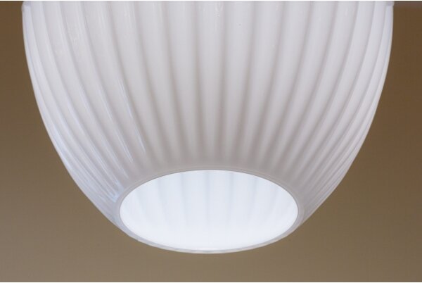 Klausen 111030 - Luster na lanku ELLIPTIC 1xE27/11W/230V biela