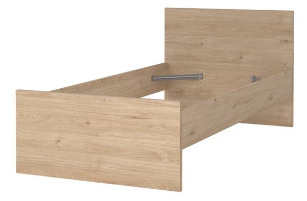 Jednolôžková posteľ v dekore duba v prírodnej farbe 90x190 cm Naia – Tvilum