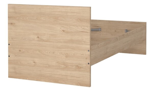 Jednolôžková posteľ v dekore duba v prírodnej farbe 90x190 cm Naia – Tvilum