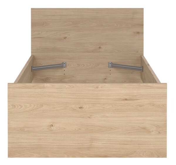 Jednolôžková posteľ v dekore duba v prírodnej farbe 90x190 cm Naia – Tvilum