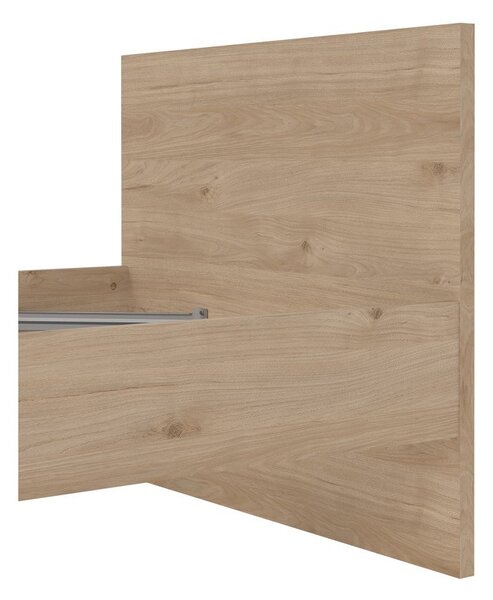 Jednolôžková posteľ v dekore duba v prírodnej farbe 90x190 cm Naia – Tvilum