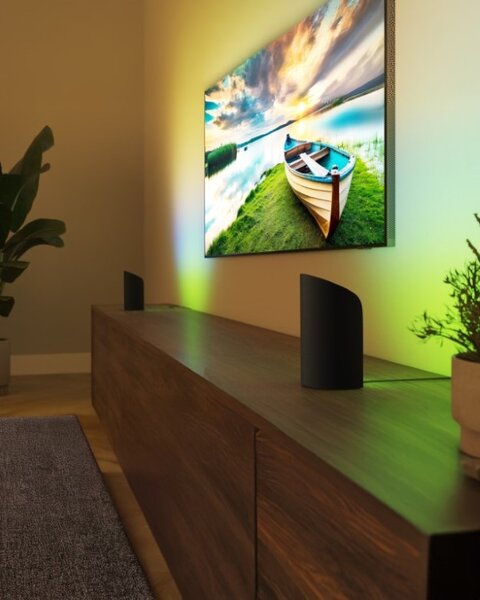 8720169385993 Philips Hue White and color Gradient Play Wall Washer stolové svietidlo 20W/1035lm 2000-6500K+RGB čierna 2-set + PSU + plug