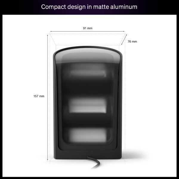 8720169385993 Philips Hue White and color Gradient Play Wall Washer stolové svietidlo 20W/1035lm 2000-6500K+RGB čierna 2-set + PSU + plug