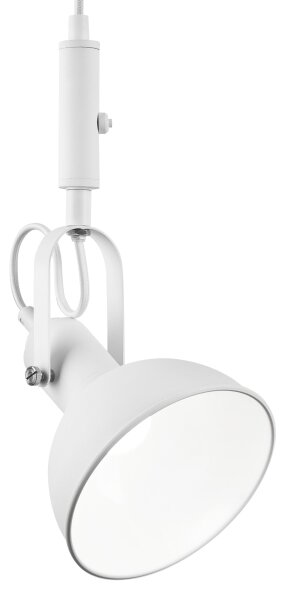 Luster na lanku IRMA 1xE14/28W/230V biela