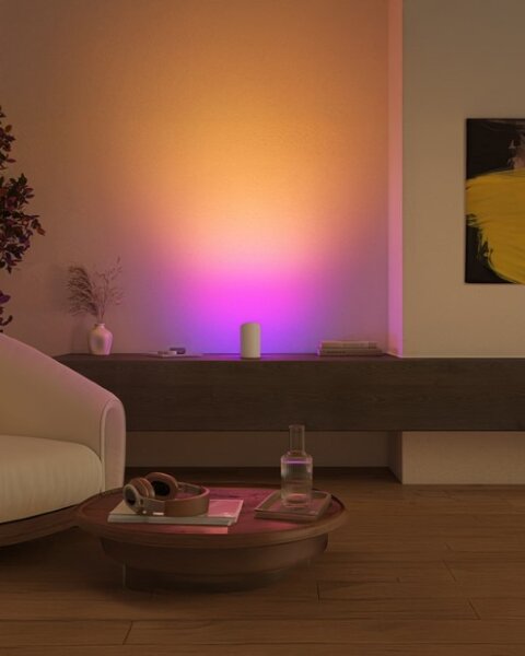 8720169385931 Philips Hue White and color Gradient Play Wall Washer stolové svietidlo 20W/1035lm 2000-6500K+RGB biela 2-set + PSU + plug