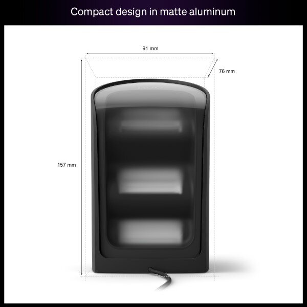 8720169339712 Philips Hue White and color Gradient Play Wall Washer stolové svietidlo 20W/1035lm 2000-6500K+RGB čierna + PSU + plug