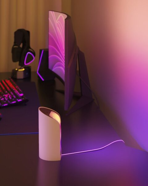 8720169339651 Philips Hue White and color Gradient Play Wall Washer stolové svietidlo 20W/1035lm 2000-6500K+RGB biela + PSU + plug