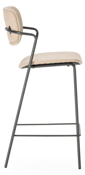 Béžové barové stoličky v súprave 2 ks (výška sedadla 68 cm) Maika – Marckeric