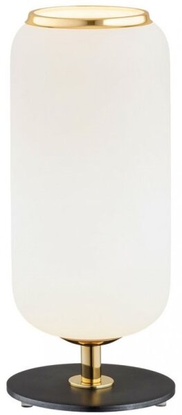 Argon 4994 - Stolná lampa VALIANO 1xE27/15W/230V čierna/biela/zlatá