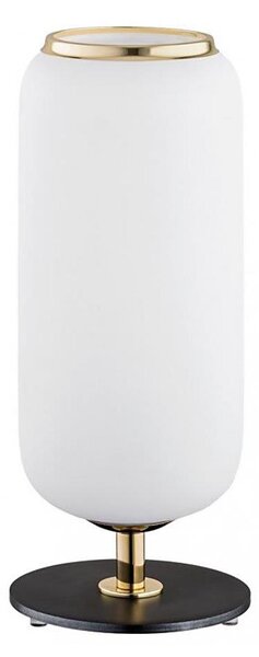 Argon 4994 - Stolná lampa VALIANO 1xE27/15W/230V čierna/biela/zlatá