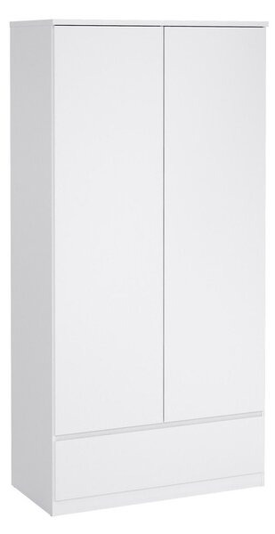 Biela šatníková skriňa 99x201 cm Naia - Tvilum
