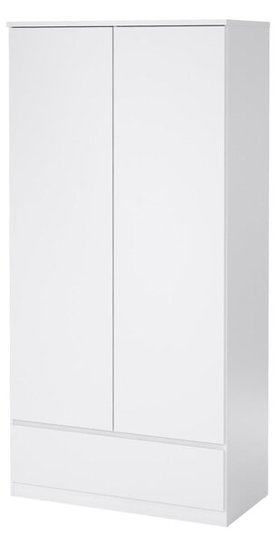 Biela šatníková skriňa 99x201 cm Naia - Tvilum