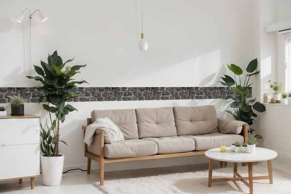 DIMEX | Vliesová samolepiaca bordúra Kamenný múr SBD-15-014 | 15 cm x 5 m | šedá