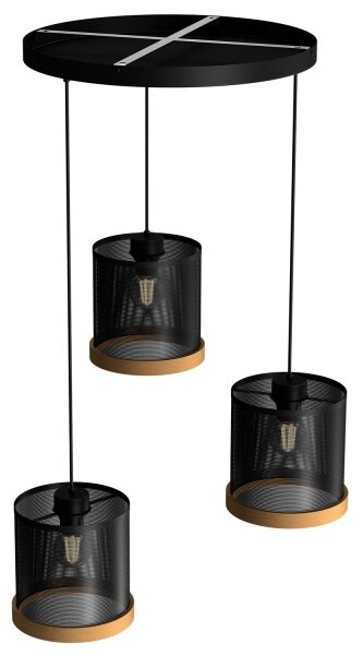 Luster na lanku BERIL 3xE27/60W/230V