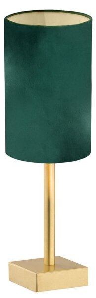 Argon 8108 - Stolná lampa ABRUZZO 1xE14/7W/230V mosadz/zelená